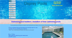 Desktop Screenshot of ospreypools.co.uk